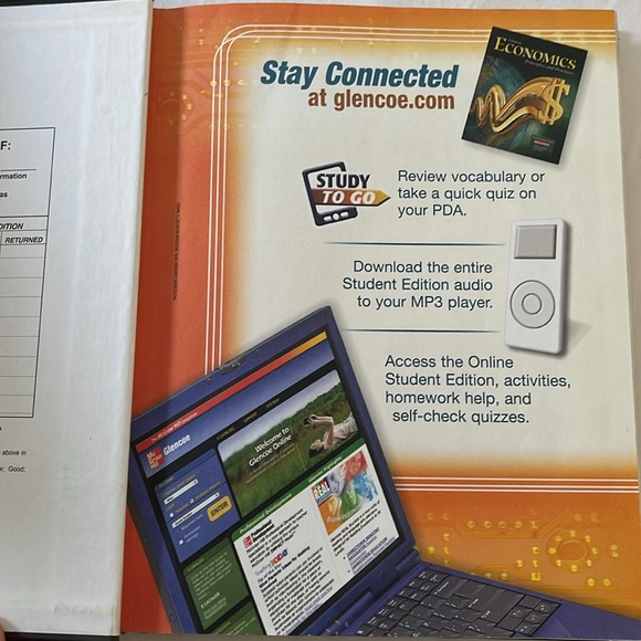 Glencoe Economics Principles and Practices Textbook Hardcover - Picture 5 of 6